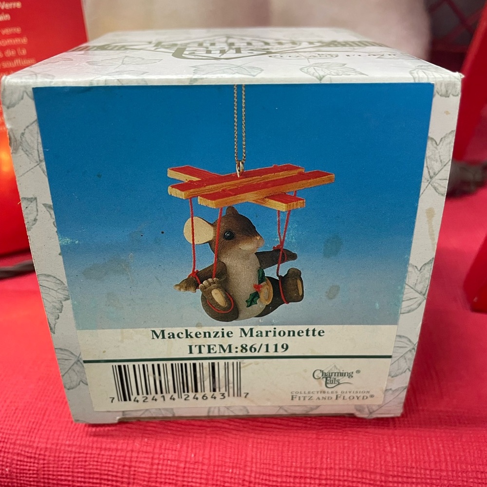 Fitz and Floyd Charming Tails “Mackenzie Marionette”EUC in box